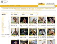 Tablet Screenshot of gay.18toplay.com